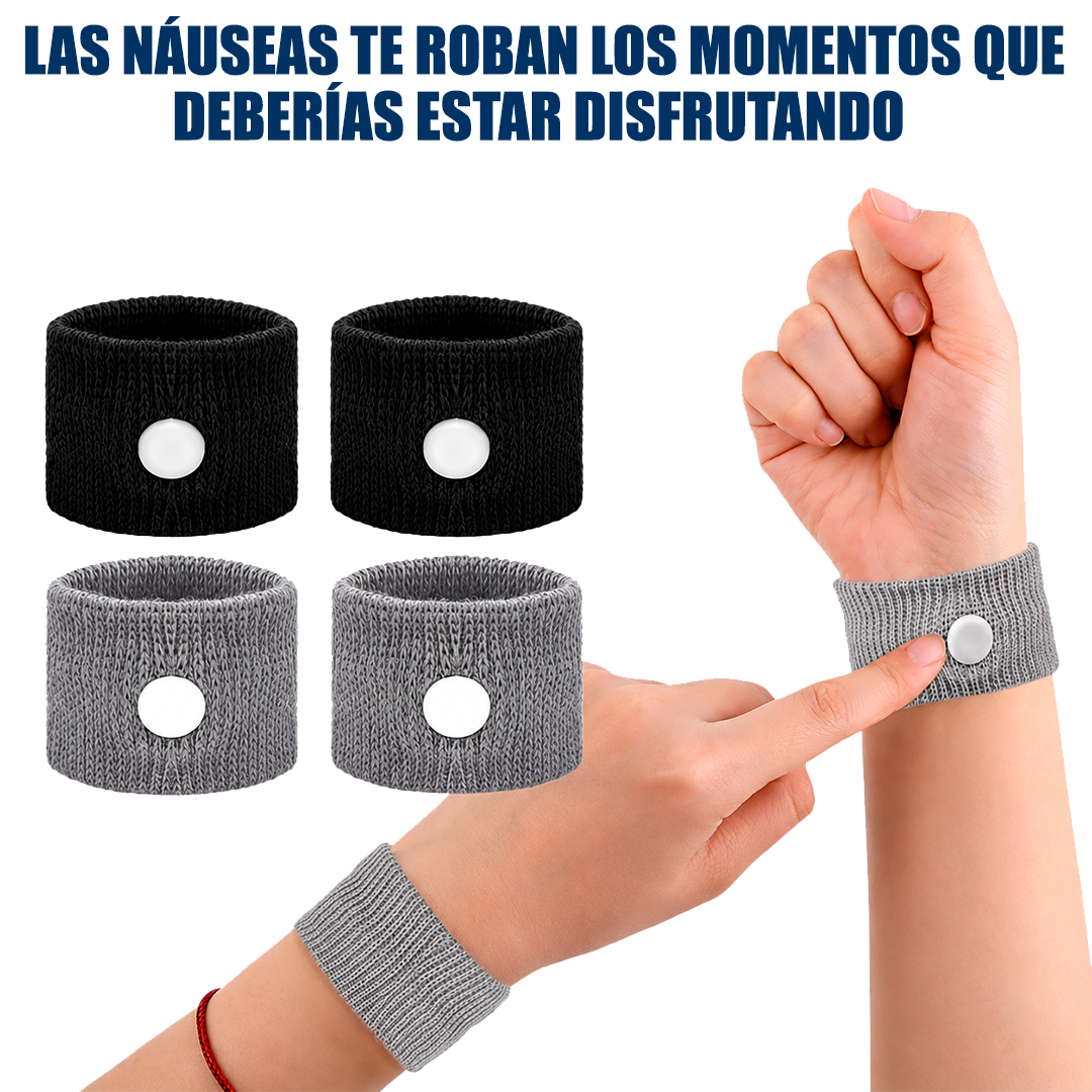 Banda de Acupresión Antimareo y Náuseas