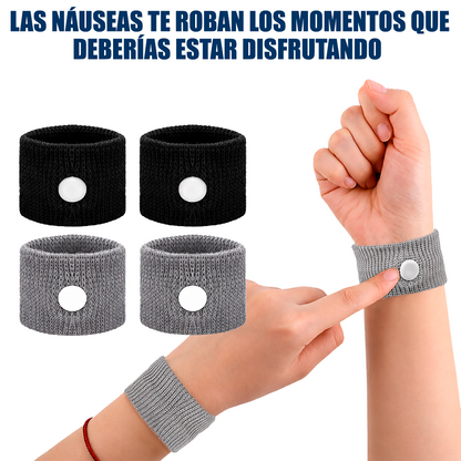 Banda de Acupresión Antimareo y Náuseas