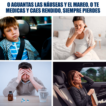 Banda de Acupresión Antimareo y Náuseas